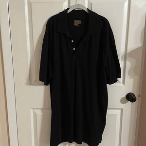 Big and tall black polo.